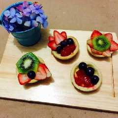 Mini tartas de frutas