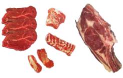 varios tipos de carne
