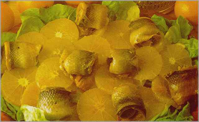 Arenques a la naranja