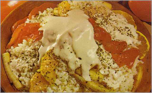 Arroz a la Polinesia