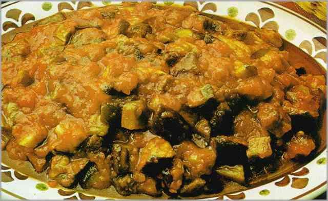 Berenjenas con tomate
