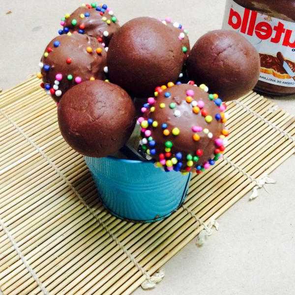 Cake pops de nutella