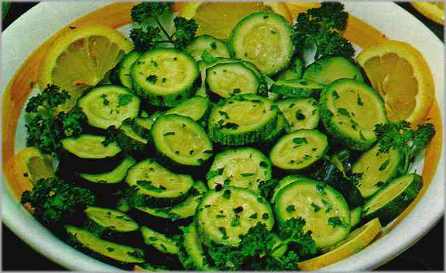 Calabacines al limón