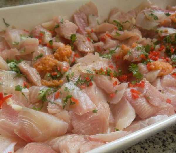 Ceviche mexicano de pescado