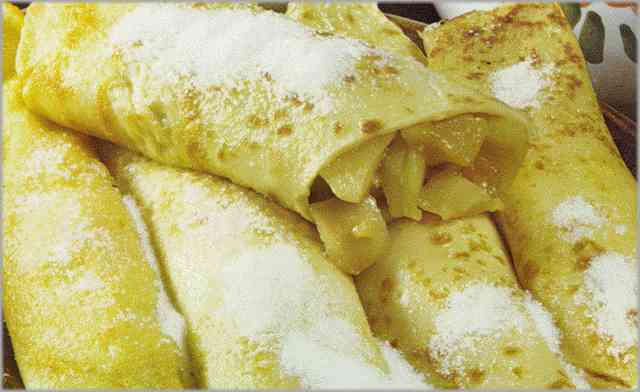 Crepés de manzanas