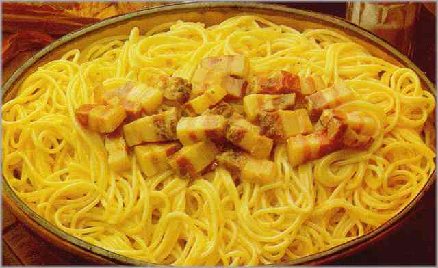 Espaguetis carbonara