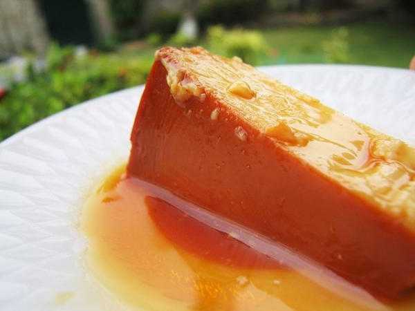 Flan tres leches casero