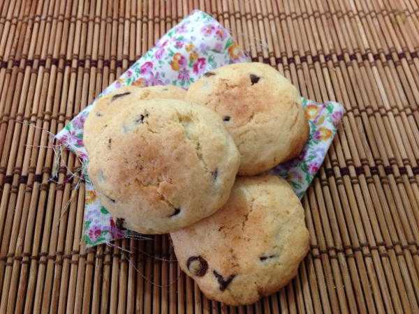 Galletas caseras con chips de chocolate
