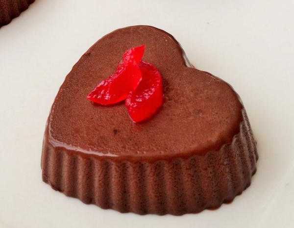 Gelatina de chocolate light