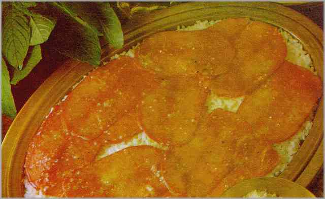 Guiso de arroz con lengua