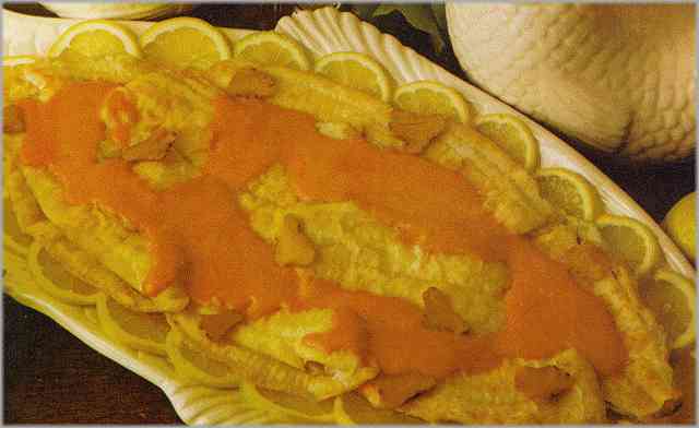 Lenguados al champán