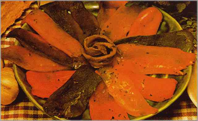 Pimientos al aceite