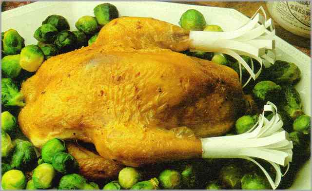 Pollo relleno al estilo de Niza