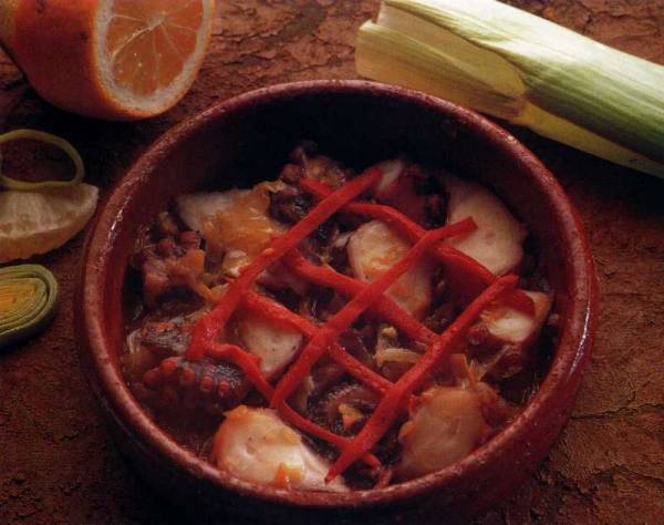 Pulpo a la granadina