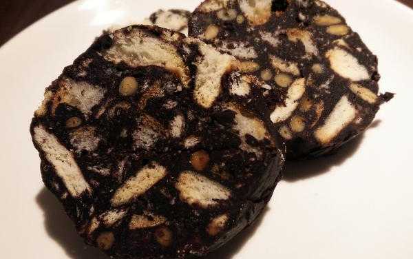 Salchichón de chocolate