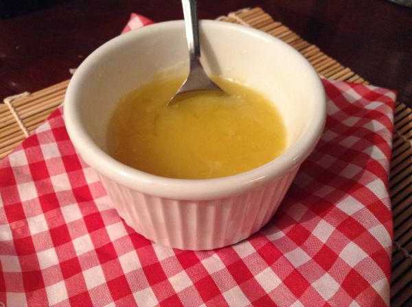 Salsa de caramelo con crema