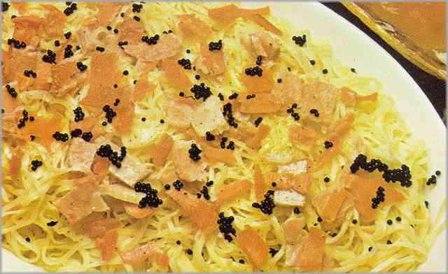 Tallarines al salmón