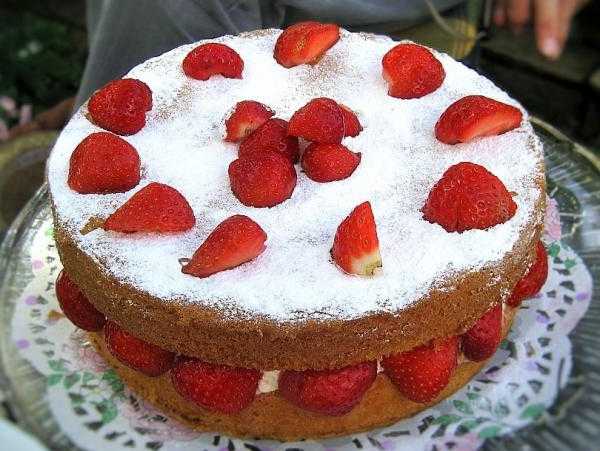 Tarta rellena de san valentín