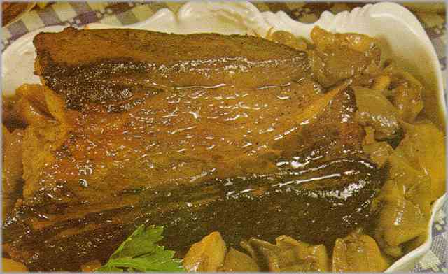 Vaca con champiñones