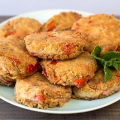 Croquetas de tofu al estilo mediterráneo