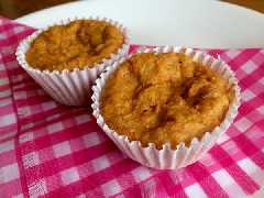 Cupcakes de zanahoria veganos