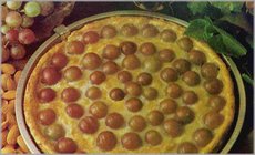 Flan de uvas