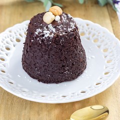 Fondant de chocolate con avena