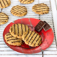 Galletas de avena veganas