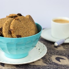 Galletas veganas de almendras y pasas