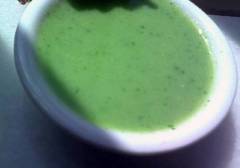 Gazpacho de espinacas y manzana