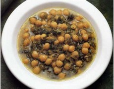 Garbanzos con espinacas