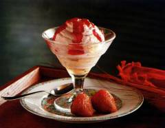 Mousse de fresas