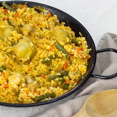 Paella de verduras