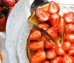 Tarta de frutillas fácil