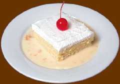 Tres leches frío