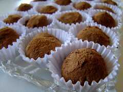 Trufas de café y whisky