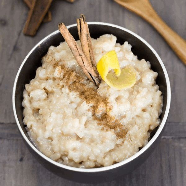 Arroz con leche vegano