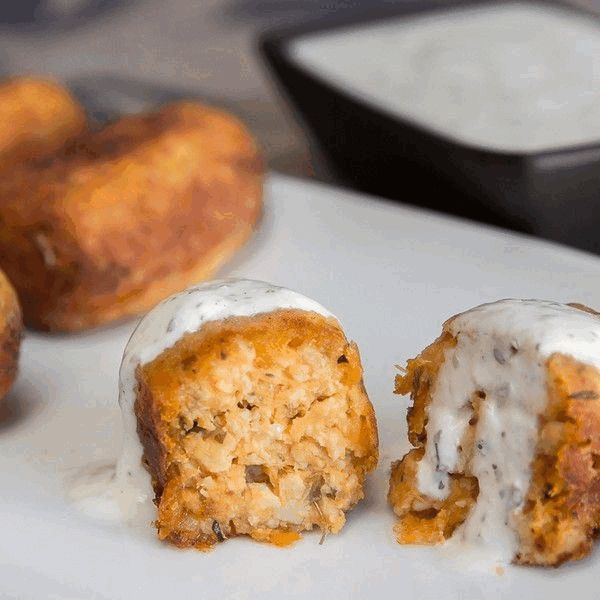 Croquetas de tempeh y boniato