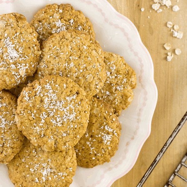 Galletas de avena y coco veganas