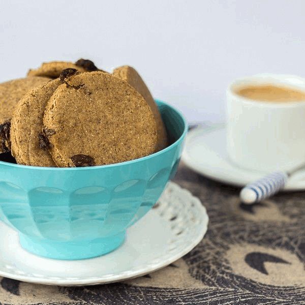 Galletas veganas de almendras y pasas