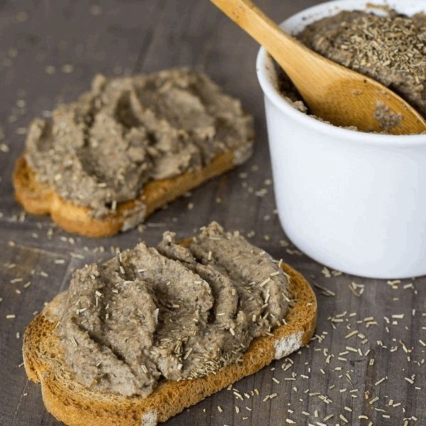 Paté de champiñones al Oporto