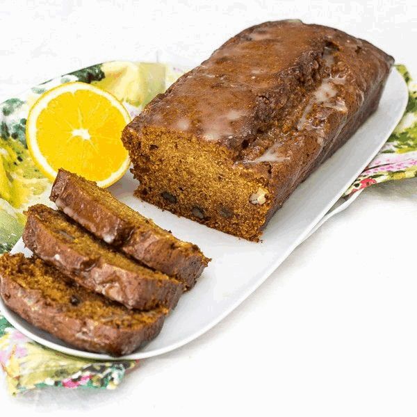 Plum cake vegana de naranja