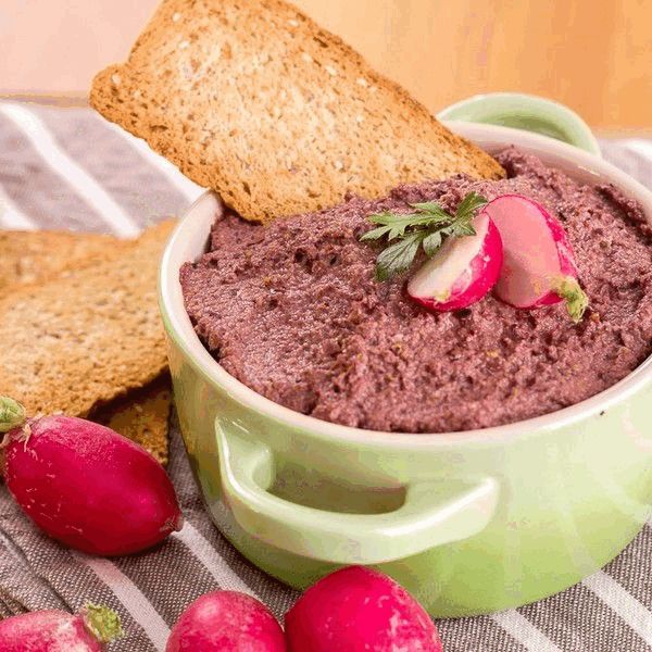 Tapenade de aceitunas kalamata con pistachos