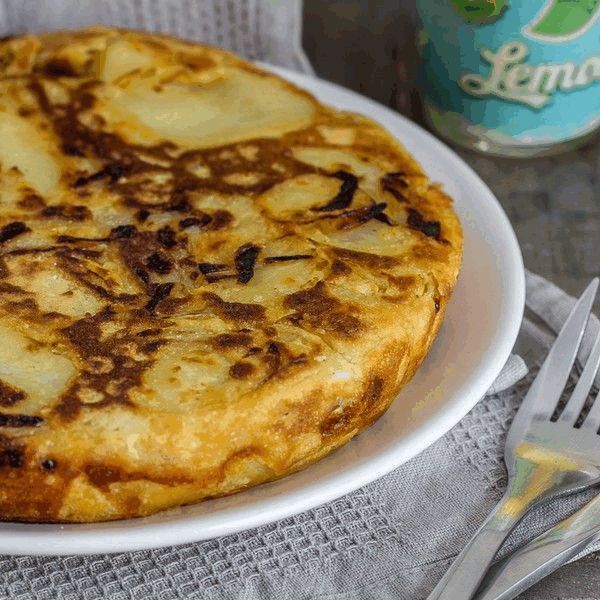 Tortilla de patatas vegana